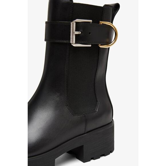 Givenchy Voyou Chelsea Ankle Boots in Black 37.5 - Picture 5 of 5